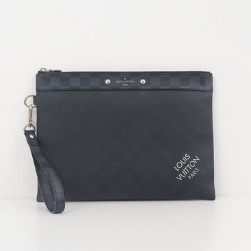 LOUIS VUITTON ダミエ インフィニ グラファイト ポシェット トゥゴー クラッチバッグ N60502 155956974
