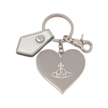 Vivienne Westwood 26SS ORB Logo Mirror Heart Keyring Silver 8203011WU OM0014 Q401 150834927