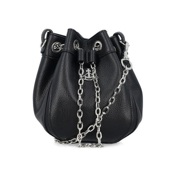 VIVIENNE WESTWOOD 26SS CHRISSY ORB Ketten-Eimer Tasche Schwarz 4C030004W S000D N403 150834921