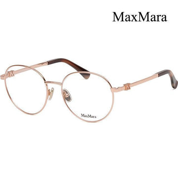 MaxMara Eyeglass Frame MM5081 033 Luxury Rose Gold Women's Fashion 62833768