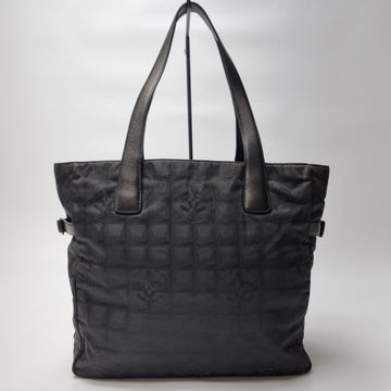 CHANEL トラベルライン CCロゴ ショッパーバッグ ショルダーバッグ ラージ (最高級, レザー トリミング) 604-55 155988054