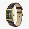 FOSSIL Carraway Quadrat Skelett Herren Lederuhr ME3271 149505863 [P]