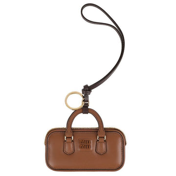 MIU MIU レザーキーホルダー 5TL356-2CWA-F0046 140489497