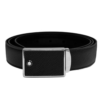 Montblanc Reversible Men's Belt 114421 222381 Saffiano Print Leather 155887643 [P]