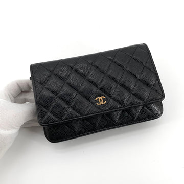 CHANEL Caviar WOC Mini Crossbody Bag 155990082 [P]