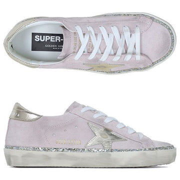 GOLDEN GOOSE Superstar Classic Sneaker mit Listen in Pink 153693403