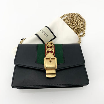 GUCCI シルビー スーパー ミニ チェーン クロスバッグ 494646 155990953