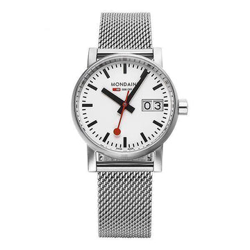 MONDAINE Railway Evo2 Mesh Band Women's Metal Watch MSE.30210.SM 40184702