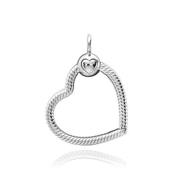 PANDORA モーメント ハート ペンダント シルバー 71812596
