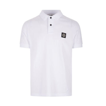 Stone Island Pique Polo Shirt with Logo Patch K1S1522002SC S0017 V1001 128932081