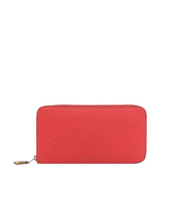 HERMES シルクインク財布 ローズジッパー シルバー 4HL0110 93396951