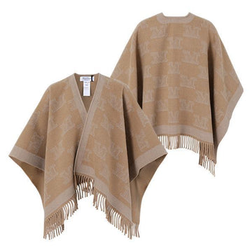 MAXMARA Cape 2424736091600 007 Prine Jacquard M Monogram Fransen Wollponcho 112714340