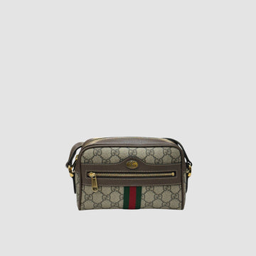 Gucci Ophidia Supreme GG Brown Mini Crossbody Bag 517350 155995523