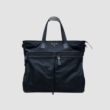 PRADA リナイロン トートバッグ ブラック 2VG860 155996586