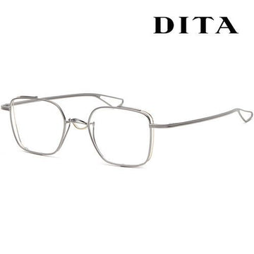 DITA DTX124 49 01 サドルノーズ メンズ ティタニウム シルバー UVカット クリアレンズ 155996606
