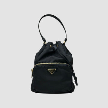 PRADA バケットバッグ ブラック 1BH038 155996678