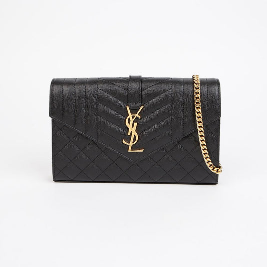 Saint Laurent Cassandra Envelope Chain Shoulder Crossbody Bag 155628615 [P]