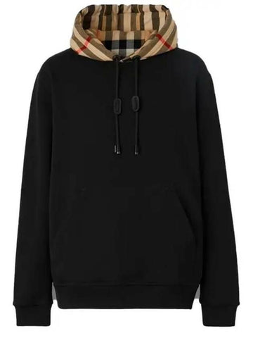 BURBERRY チェックフードコットンフーディ8058117 133022830