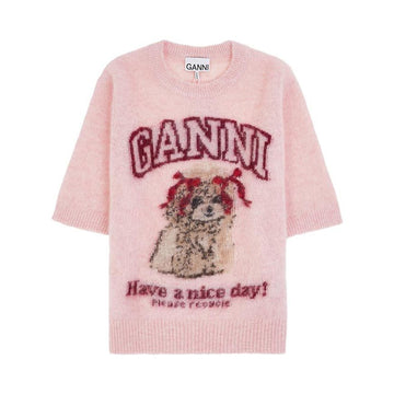 Ganni Brushed Graphic Knit 155997999