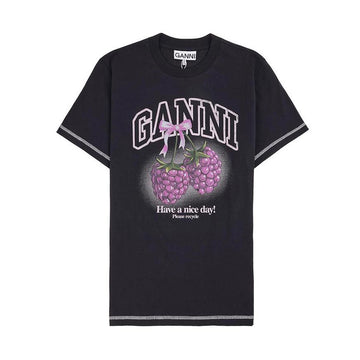 GANNI 女性ラズベリーTシャツ 155998006