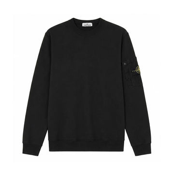 STONE ISLAND シーズナルパッチポケットメンズスウェットシャツ 155998011