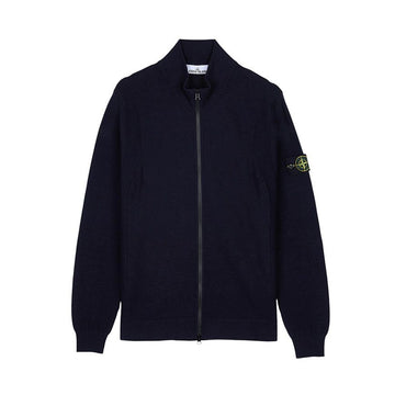 STONE ISLAND FW25 メンズ ワッペン パッチ ウール カーディガン 155998027