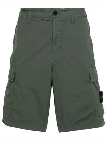 Stone Island Light Stretch Cotton Canvas Cargo Bermuda Shorts Regular Fit 8015L0803 V0059 133072163