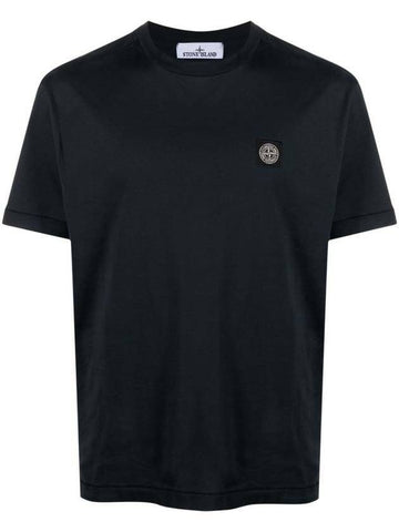 STONE ISLAND コットンジャージー半袖Tシャツスリムフィット801524113A0020 133073345