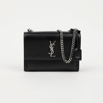 SAINT LAURENT 442906 サンセット ミディアム チェーン ショルダー クロスバッグ 155590990