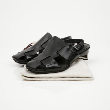 HERMES スリングバックストラップサンダル H181184Z 37 155738247