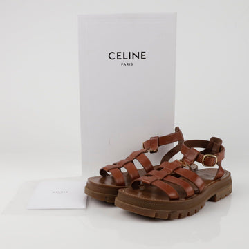 CELINE トリオペ グラディエーター サンダル 38 サイズ 343593023C 155264603