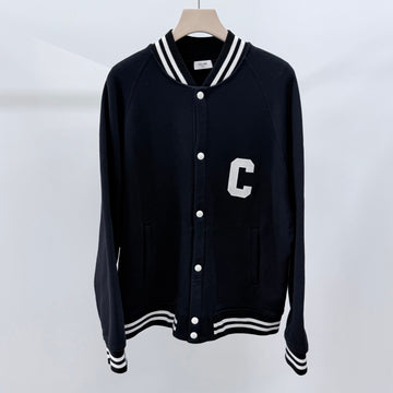 CELINE Teddy College Varsity Bomberjacke Schwarz 156004336
