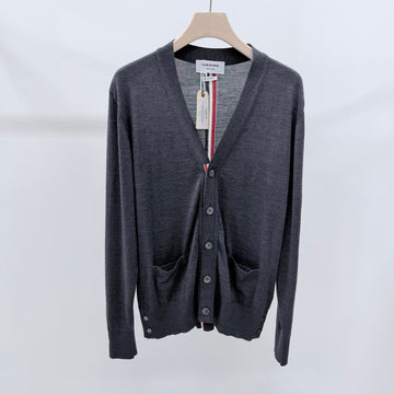 THOM BROWNE ウールカーディガン ダークグレー 2 156004446