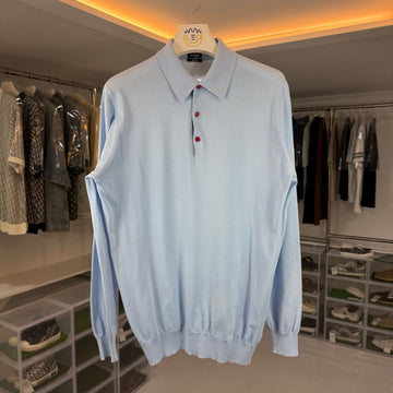 KITON コットンニットポロシャツ 156004473