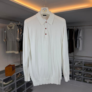 Kiton Cotton Knit Polo Shirt 156004579