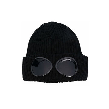CP Company Signature Goggles Wool Beanie Black stamp: RFCMAC742A Product number: 005509A 999 149517309