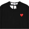Comme Des Garcons Long Sleeve T-Shirt with Red Patch 156017330 [P]