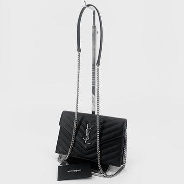 SAINT LAURENT Monogram Envelope WOC Chain Crossbody Bag 393953 156036623