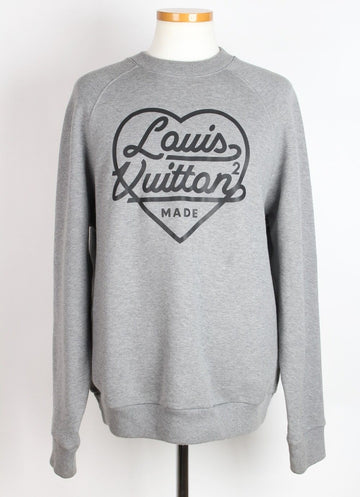 LOUIS VUITTON Sweatshirt mit Nigo-Logo Grau S 156036959