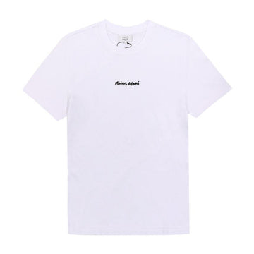 MAISON KITSUNE ハンドライティングロゴ刺繍メンズ半袖Tシャツ 12345 144569717