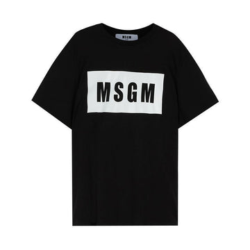 MSGM Box Logo T-Shirt 2000MM520 200002 99 127481217