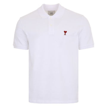 AMI BFUPL001 760 100 T-Shirt mit kleinem Herzen PK weiß 148409275