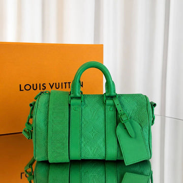 Louis Vuitton Monogram Bandoulière Keepall 25 Crossbody Green 156040450