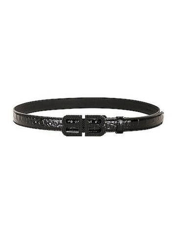 BALENCIAGA BB Hourglass Gürtel mit Strassdetails 673518 210NI 1000 135426189