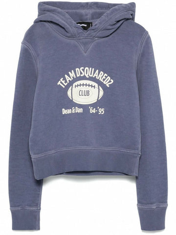 Dsquared2 Women's Logo Print Hoodie S72GU0460S25030 486 BLUE 149121240