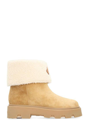 MONCLER Aurea Mid Suede Shearling Boots 4F00070 M6971 23L 151060876
