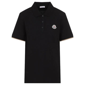 MONCLER モンクレール 25SS ロゴ パッチ ポロシャツ ブラック K1 093 8A000 01 84720 999 126459595
