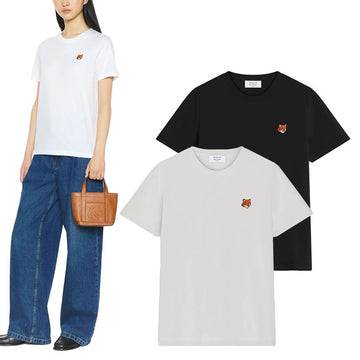 Maison Kitsune 26SS Fox Head Regular T-Shirt for Women 156043562