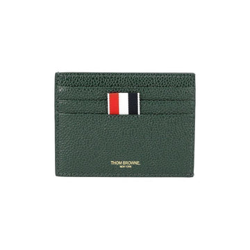 Thom Browne Pebble Grain Three Stripe Tab Men's Cardholder 129182395