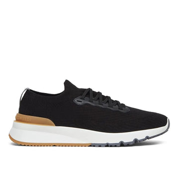 BRUNELLO CUCINELLI Strick Runner Sneaker Schwarz MZUPMBO252 CIK10 156045004